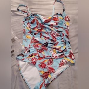 Women's One Piece Floral Bathing Suit (NWT)